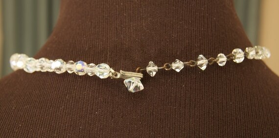 Vintage Graduated Crystal Choker - image 2