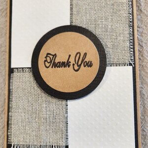 Cartes de remerciement faites main pour toute votre famille et vos amis.