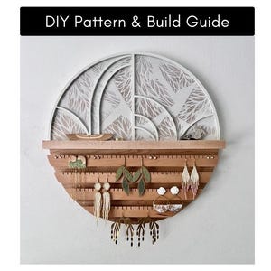 Art Deco Earring Display Pattern & Build Guide Scroll Saw