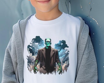 Classic Monster Youth Tee, Kids Retro Graphic Shirt