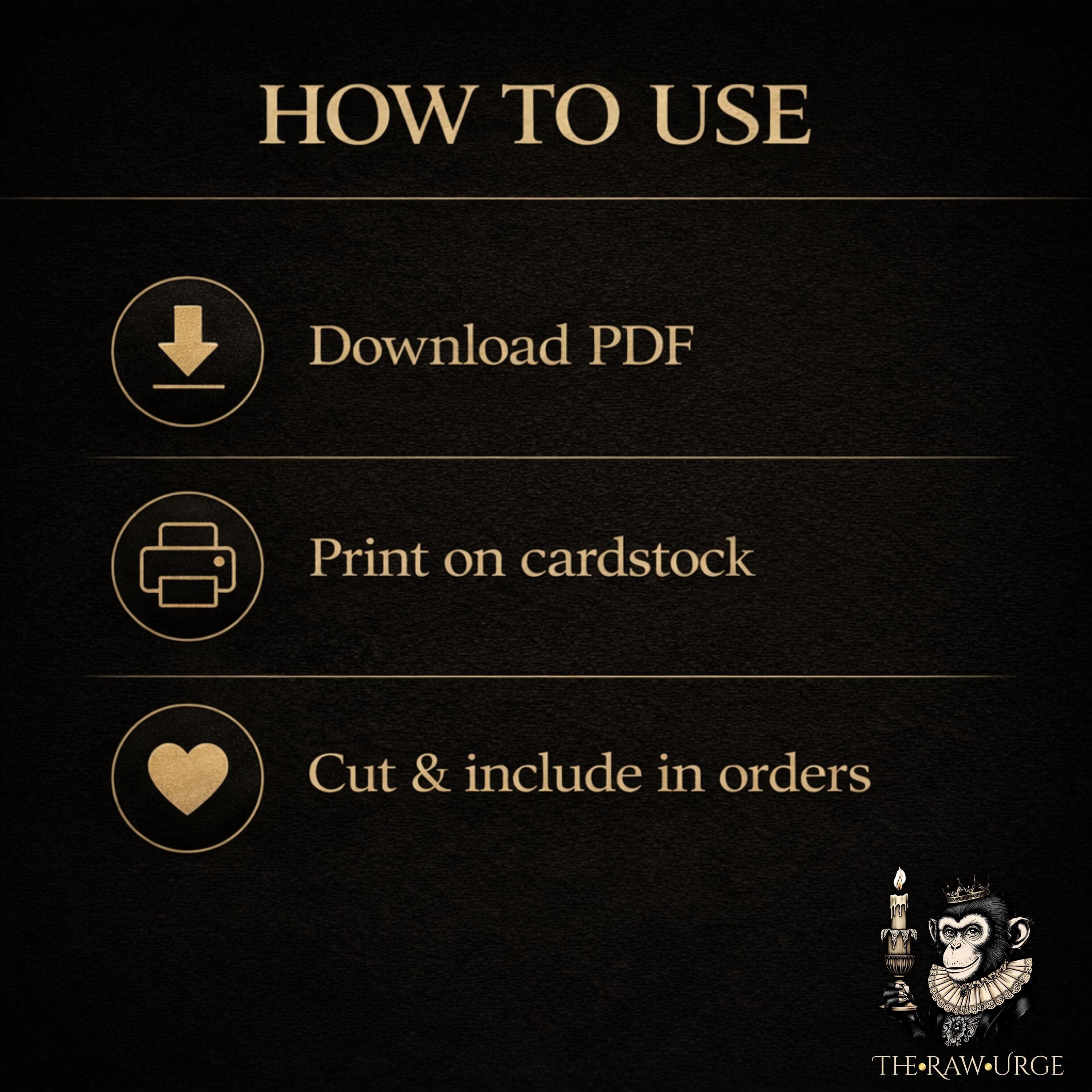 Printable Garment Care Insert for Small Shops | Clothing Packaging ...