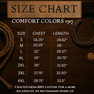 Outlaw Graphic Tee: Western Cowboy Comfort Colors T-shirt bild 8