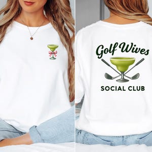 Golf Wives Social Club Shirt, Fun Golf Apparel, Social Club Shirt, Gift for Golf Lovers,  Golf Wife, Gift for Her, Gift for Golf Wife