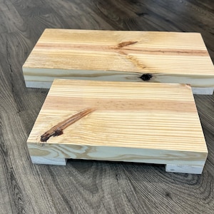 Wooden Riser, Table tray, Display shelf, Wooden pedestal stand, Bathroom riser, Countertop stand, Plant Riser, Candle stand