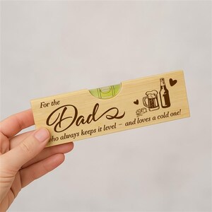 Custom Bottle Opener, Personalized Wooden Spirit Level Bottle Opener, Fathers Day Gift, Funny Gifts, Gift For Papa, Beer Opener