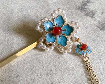 Vintage Floral Hair Stick, Wedding Hair Pins Chinese Hairpin