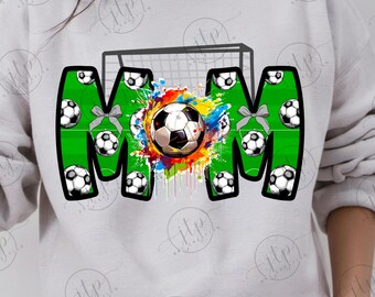 Soccer Mom Coquette Design: Sport Mama PNG (Digital File)