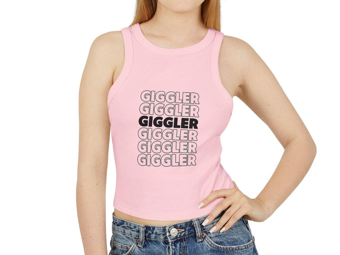 Giggler Giggly Squad Podcast Fan Merch - Bella Canvas 1019 Micro Rib