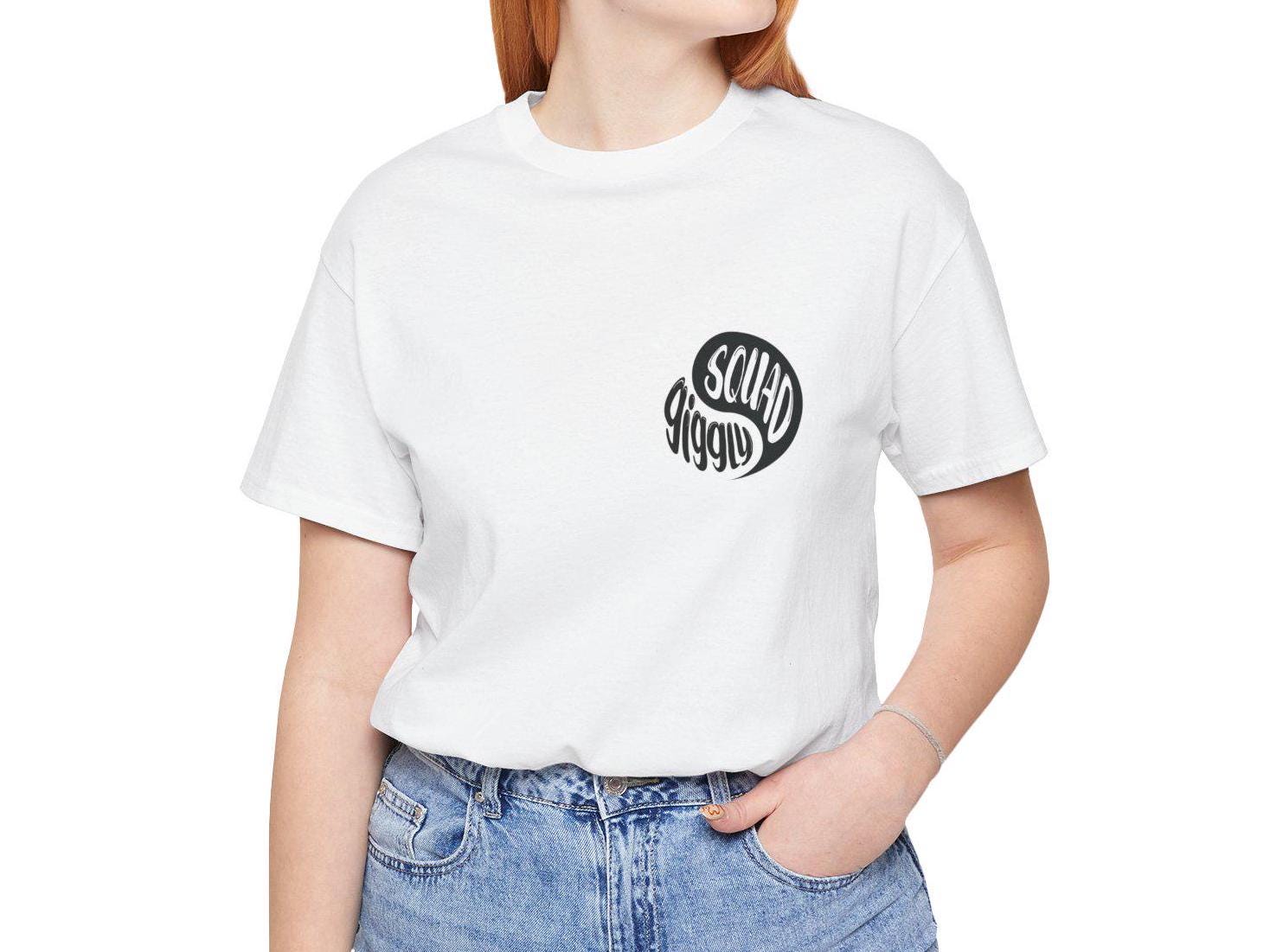 Giggly Squad Fan T-shirt, Bella Canvas 3001, Club Giggly, Giggling Cult
