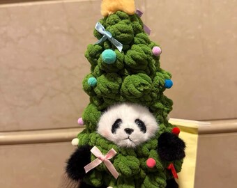 Panda Plush Keychain Gift · Soft Panda Bag Charm · Kawaii Panda Pendant · Cute Christmas Gift