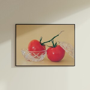 Rode tomaten stilleven fotografische kunstafdruk