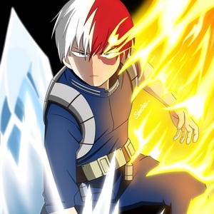 Shoto Todoroki art