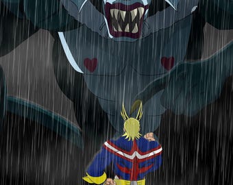 Ich bin da! My Hero Academia All Might Kunst