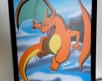 Charizard art poster