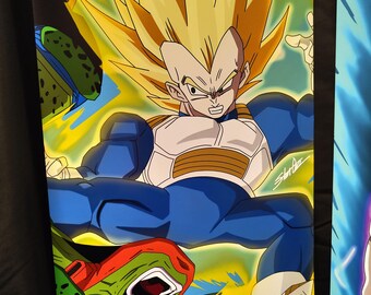 Super Vegeta contra Cell