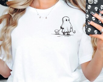 Ghost Dog Comfort Colors Shirt: Halloween Puppy Gift Tee