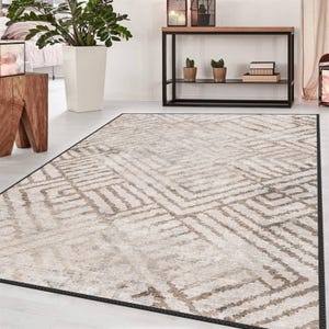 Modern Design Area Rug, Colorful Unique Design Rug, Home Decor Large Rug 8x10, Elegant Abstract Art Carpet, Rug for Living Room Bedroom