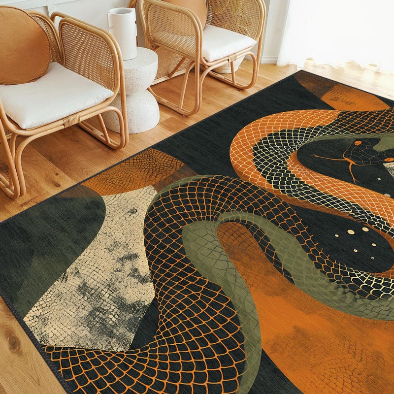 Snake Rug - Etsy