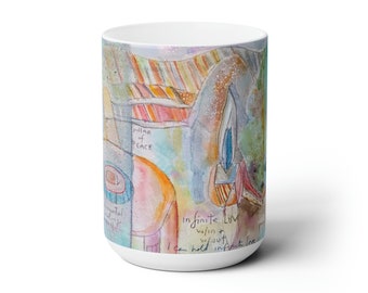 Pillar of Peace Ceramic Mug 15oz