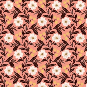 Honey Garden, Dogwood by Juliana Tipton Cloud 9 Fabrics, 100% Organic Cotton 227776