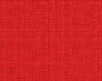 Riley Blake - Textura - Rojo - Tela 100% algodón para acolchado por MEDIA YARDA - C610-RED
