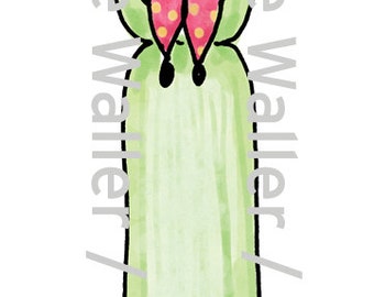 People with Food:  Celery Vegetable clipart