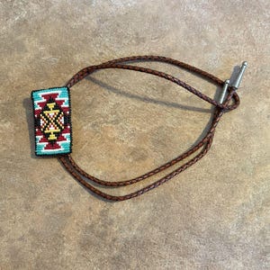 Seed Bead Bolo Tie