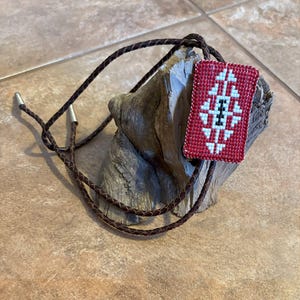Seed Bead Bolo Tie