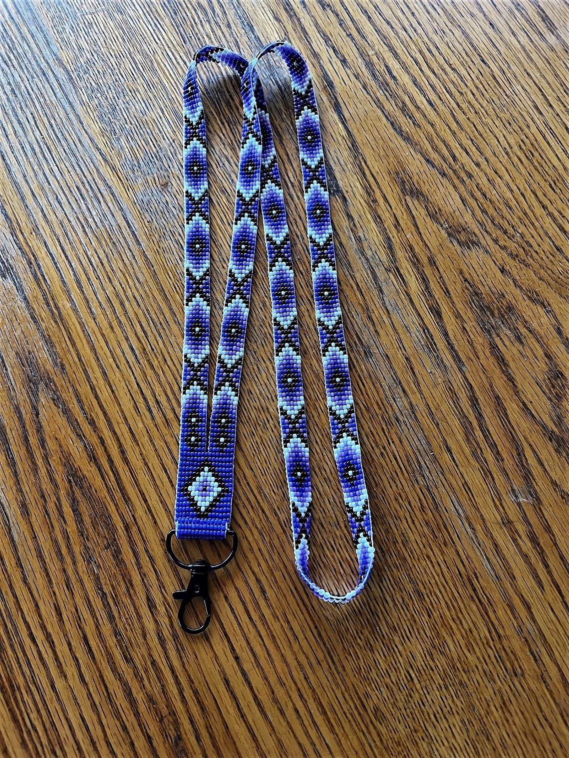Seed Bead Lanyard Etsy