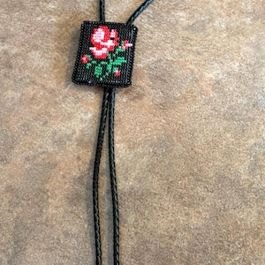 Seed Bead Bolo Tie - Etsy display picture 1
