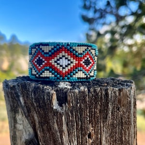 Seed Bead Cuff Bracelet