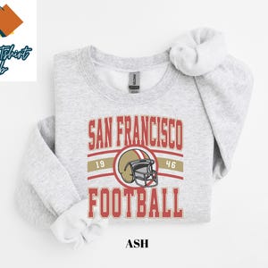 San Francisco Football Sweatshirt, San Francisco Football Lover Shirt, SF Football Sweatshirt Unisex San Francisco Football Fan Gift Sweater