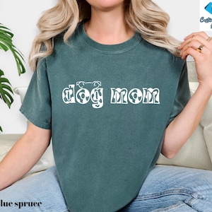 Chemise Comfort Colors® pour maman pour chien, cadeau pour la fête des Mères, t-shirt pour maman chien, cadeau pour maman chien rigolo, t-shirt pour maman chien dalmatien, cadeaux pour chemise amoureux des chiens