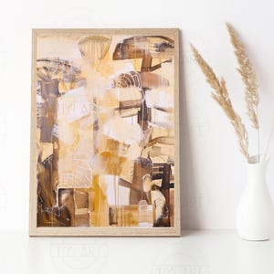 Abstract African Art - African Wall Decor - Modern Art - Printable Art - Abstract Wall Art - African Contemporary Art- Ethnic Wall Paintings