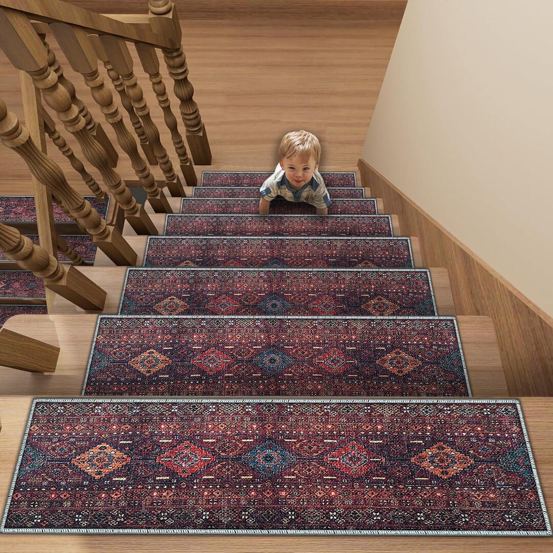 Elegant Mid Century Stair Runner: Timeless Design for Modern Homes