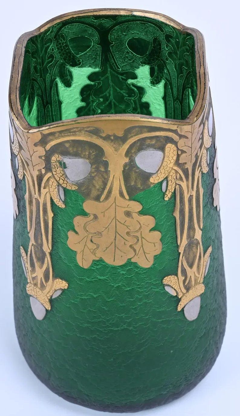 Mt. Joye Art Glass Vase - Thumbnail 2