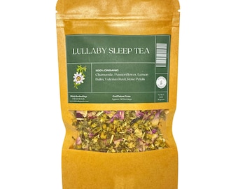 Lullaby Sleep Tea Blend: Soothing Herbal Tea for Restful Sleep