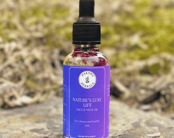 Nature’s Luxe Lift – Suero botánico para rostro y cuello
