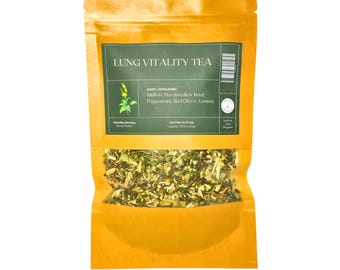 Lung Vitality Tea Blend: Herbal Support for Respiratory Wellness