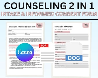 Counseling Intake Form Informed Consent for Counseling and