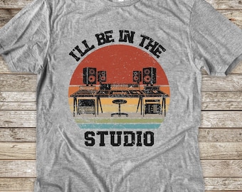 Music Studio T-Shirt, Funny Producer Shirt, Music Producers Gifts For Men, Beatmaker Tee, Audio Engineer Shirt, Recording Studio Top