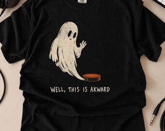 Funny Ghost Vacuum Shirt, Retro Halloween Graphic Tee, Spooky Season Comfort Colors Fall Gift, Halloween Joke Shirt