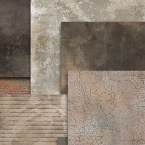 Grunge Scrappy Paper: Junk Journal & Scrapbooking (Digital Download).