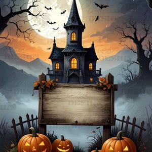 Spooky Season Printable Papers for Cards, Junk Journal, Halloween Pumkins and Ghosts Watercolor PNGs, Digital Download , COMMERCIAL USE