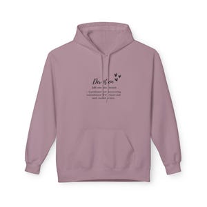 Sudadera con capucha Devotion Definition: regalo perfecto, lindo y acogedor para ella o para él: regalo del día de San Valentín imagen 3