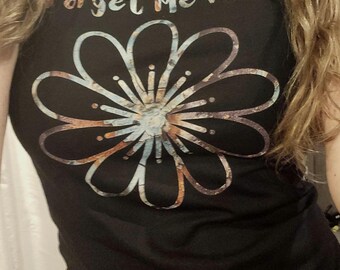 Forget Me Not Floral Graphic T-Shirt - Soft Cotton Women's Tee