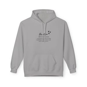 Sudadera con capucha Devotion Definition: regalo perfecto, lindo y acogedor para ella o para él: regalo del día de San Valentín imagen 4