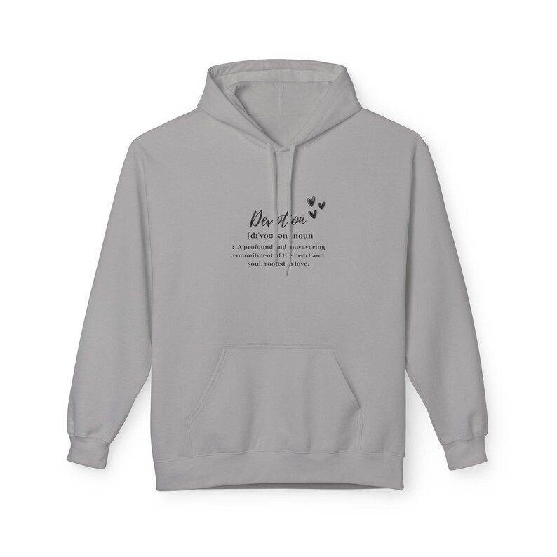 Sudadera con capucha Devotion Definition: regalo perfecto, lindo y acogedor para ella o para él: regalo del día de San Valentín imagen 4