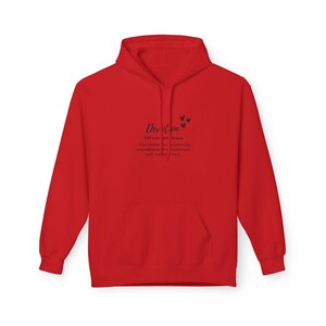 Sudadera con capucha Devotion Definition: regalo perfecto, lindo y acogedor para ella o para él: regalo del día de San Valentín imagen 6