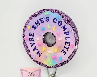 Labor and Delivery Donut Retractable Badge Reel